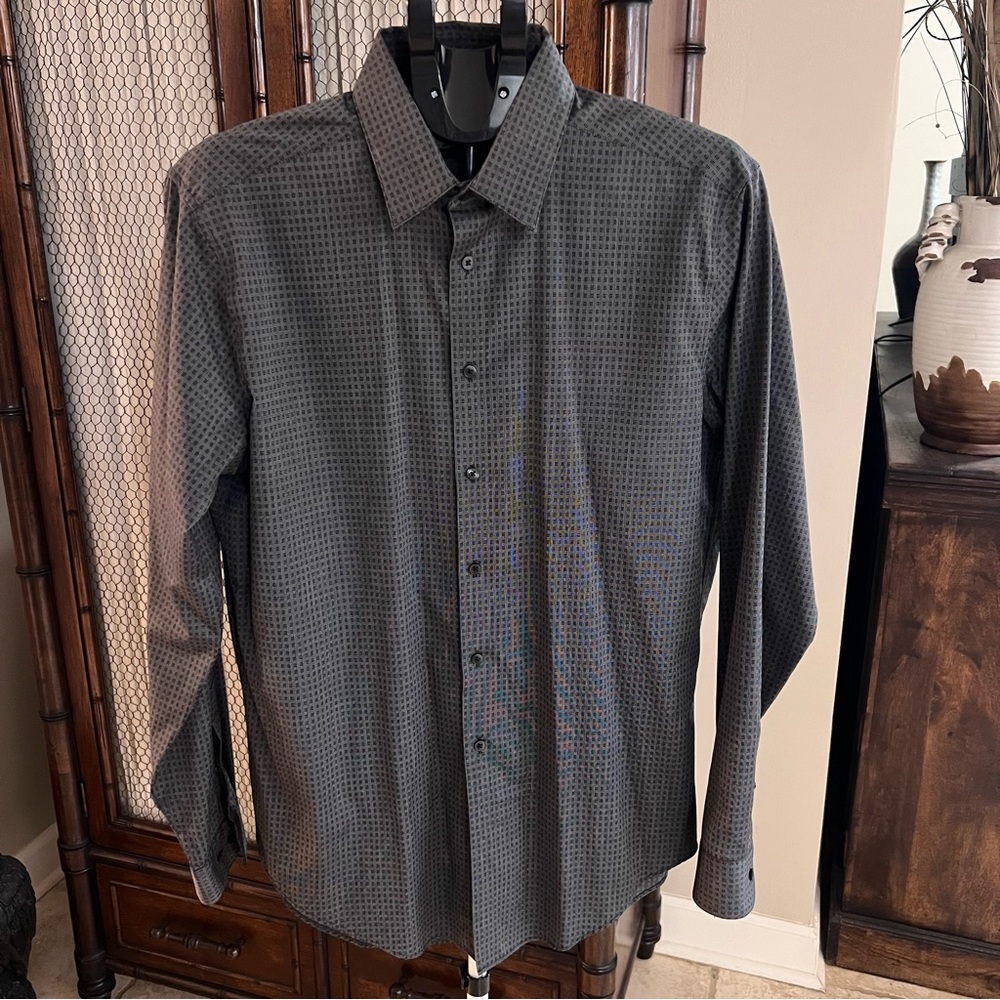 Calvin Klein Performance Slim-Fit No-Iron Shirt